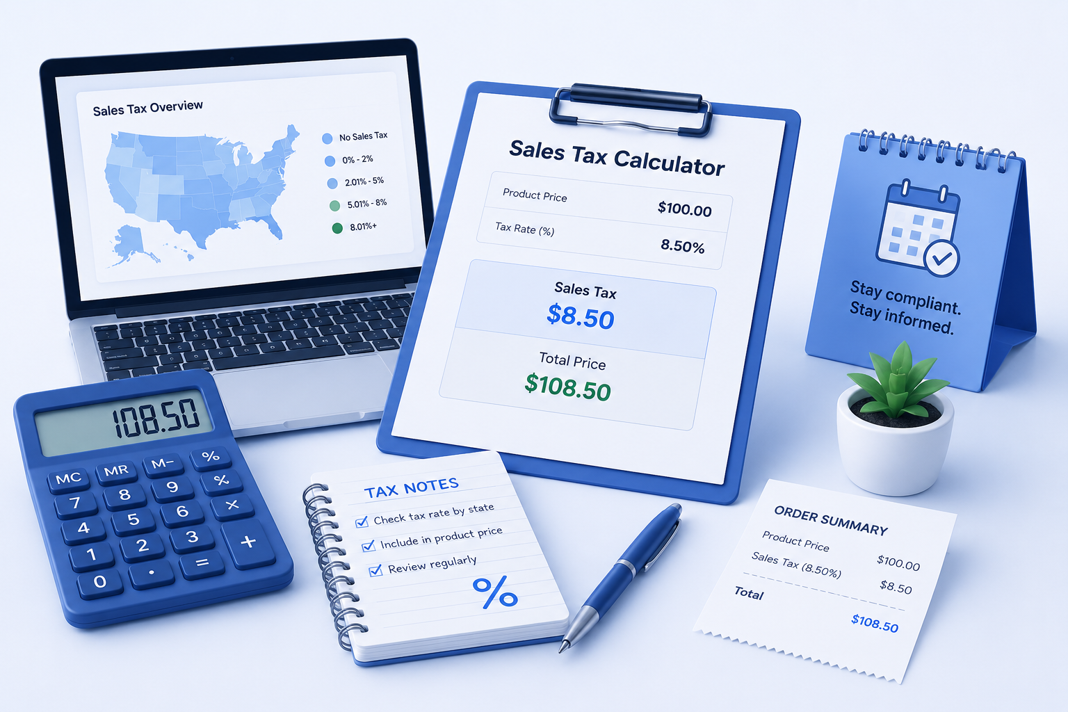 Sales tax calculator overview